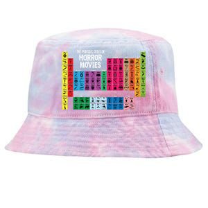 The Periodic Table Of Horror Movies Chemistry Science Tie-Dyed Bucket Hat