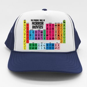 The Periodic Table Of Horror Movies Chemistry Science Trucker Hat