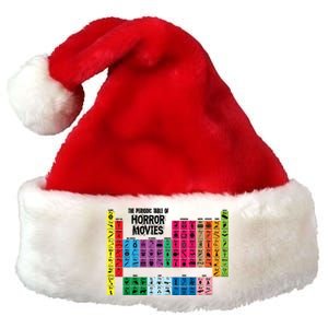 The Periodic Table Of Horror Movies Chemistry Science Premium Christmas Santa Hat