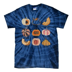 Teacher Pumpkin Teach Love Inspire Trick Or Teach Halloween Tie-Dye T-Shirt