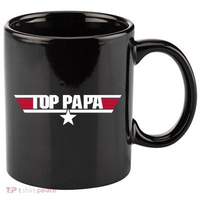 Top Papa 11oz C Handle Ceramic Mug