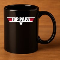 Top Papa 11oz C Handle Ceramic Mug