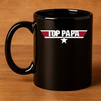 Top Papa 11oz C Handle Ceramic Mug