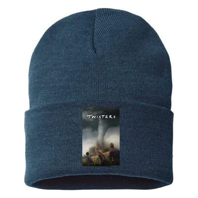 Twisters Poster Sustainable Knit Beanie