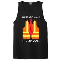 Trump Proud To Be Garbage Hivis Vest Red Tie Costume PosiCharge Competitor Tank