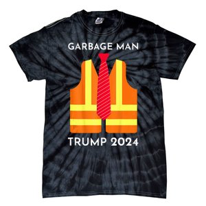 Trump Proud To Be Garbage Hivis Vest Red Tie Costume Tie-Dye T-Shirt