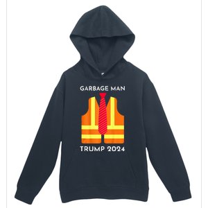 Trump Proud To Be Garbage Hivis Vest Red Tie Costume Urban Pullover Hoodie