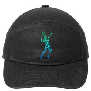 Tennis Player 7-Panel Snapback Hat