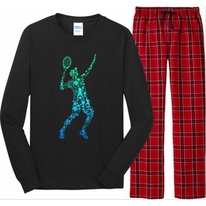 Tennis Player Long Sleeve Pajama Set