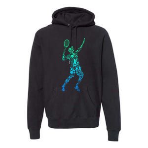 Tennis Player Premium Hoodie