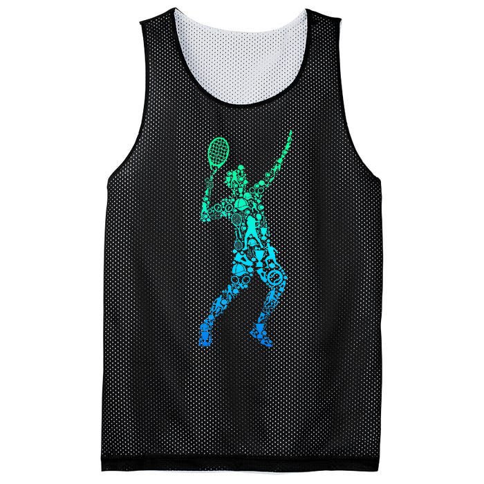 Tennis Player Mesh Reversible Basketball Jersey Tank