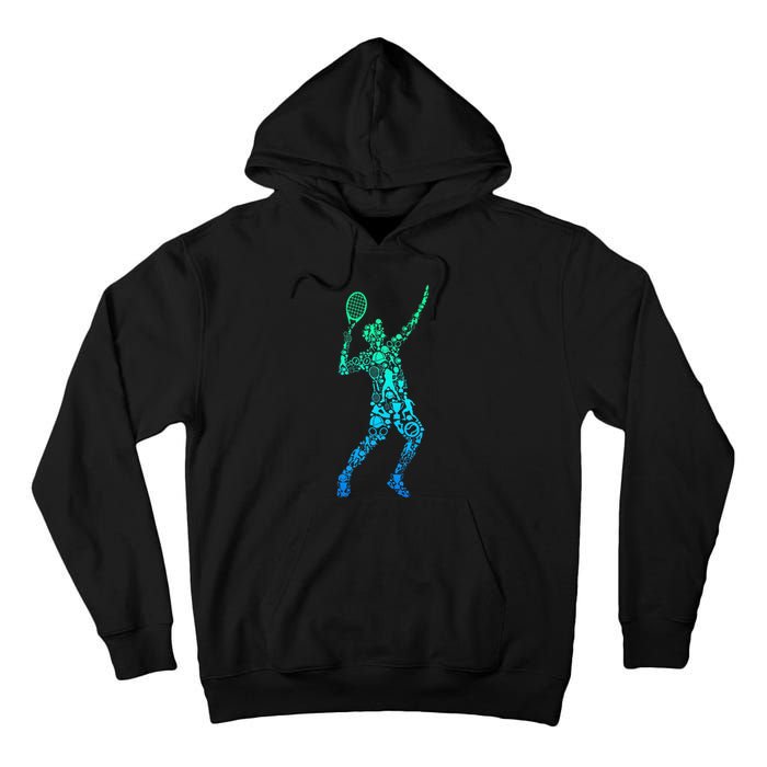 Tennis Player Tall Hoodie