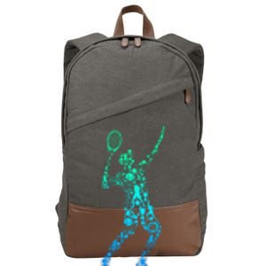 Tennis Player Cotton Canvas Backpack