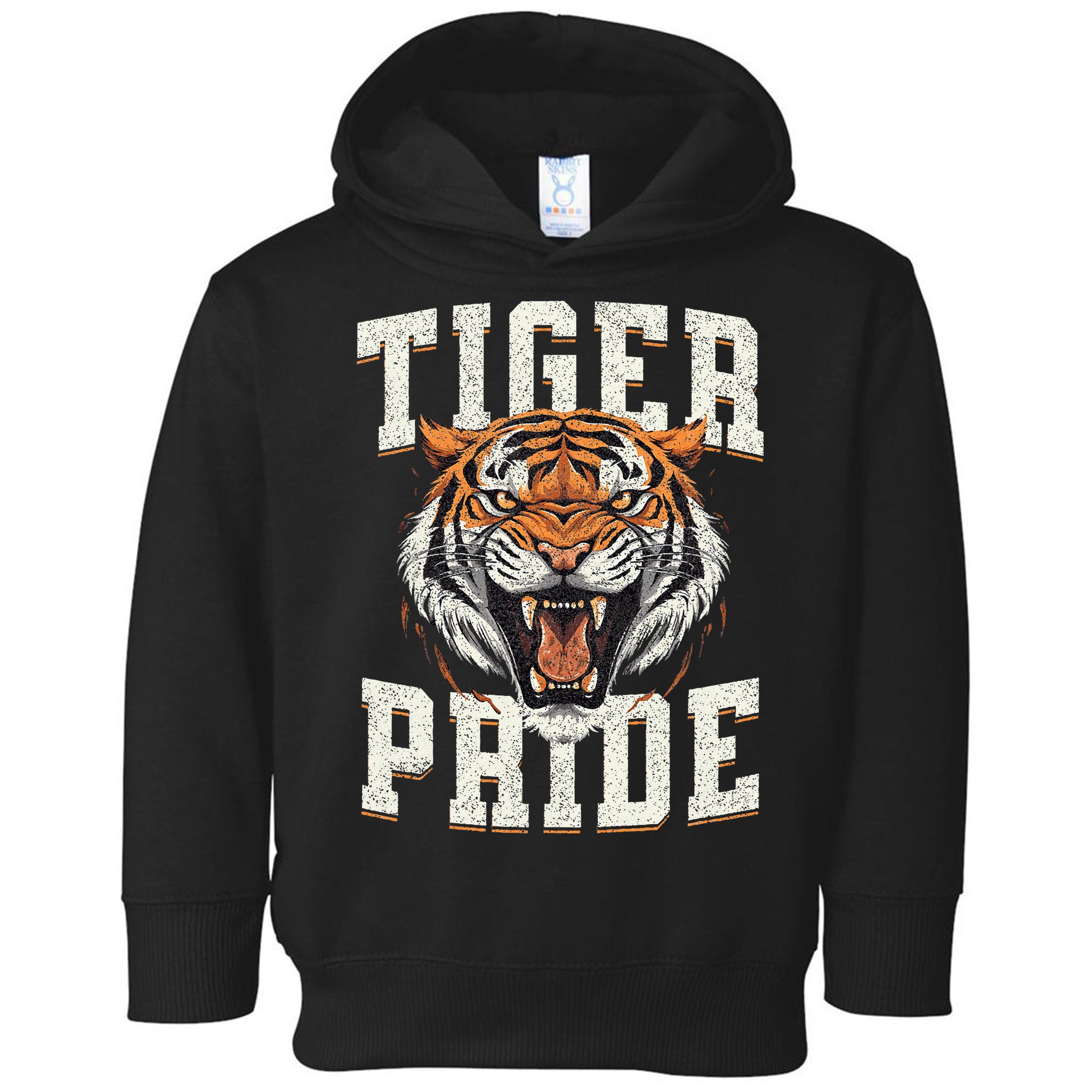 Tiger Pride Tiger Mascot Vintage School Sports Team Toddler Hoodie