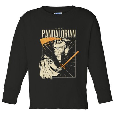 The Pandalorian Toddler Long Sleeve Shirt
