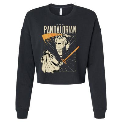 The Pandalorian Cropped Pullover Crew