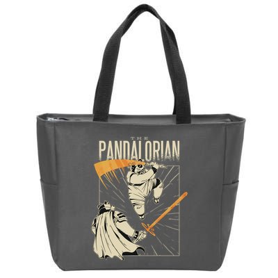 The Pandalorian Zip Tote Bag