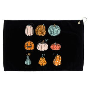 Teacher Pumpkins Trick Or Teach Halloween Teach Love Inspire Grommeted Golf Towel