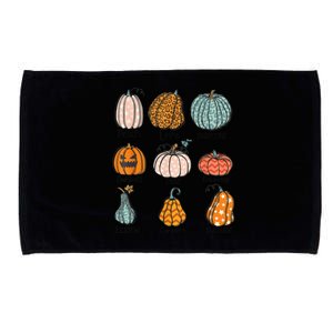 Teacher Pumpkins Trick Or Teach Halloween Teach Love Inspire Microfiber Hand Towel