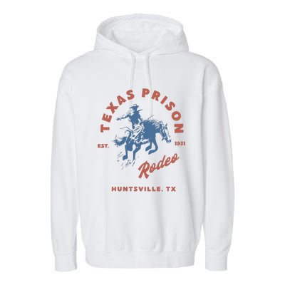 Texas Prison Garment-Dyed Fleece Hoodie