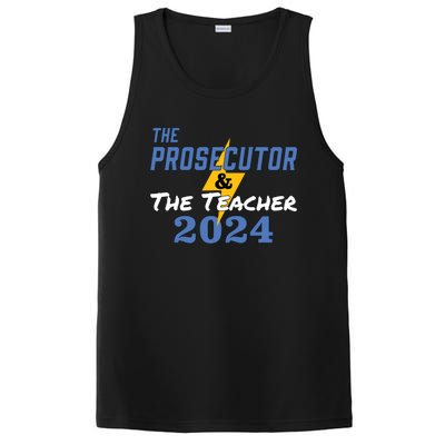 The Prosecutor The Teacher 2024 Harris Walz Presidential PosiCharge Competitor Tank