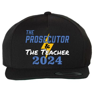 The Prosecutor The Teacher 2024 Harris Walz Presidential Wool Snapback Cap