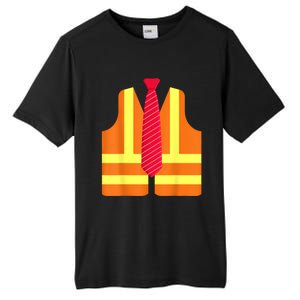 Trump Proud To Be Garbage Hivis Vest Red Tie Costume 2024 Tall Fusion ChromaSoft Performance T-Shirt