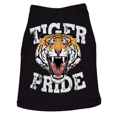 Tiger Pride Tiger Mascot Vintage School Sports Team Football Doggie Tank