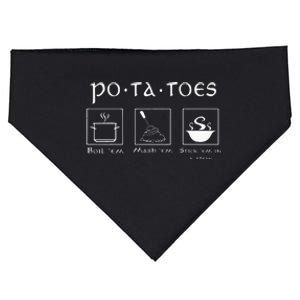 Taters Po Ta Toes Potato Tater USA-Made Doggie Bandana