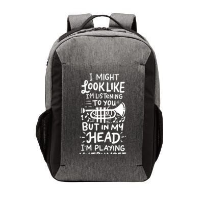 Trumpet Player Vector Backpack