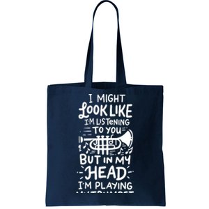 Trumpet Player Tote Bag