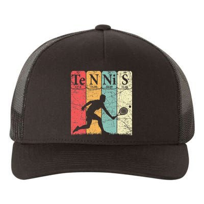 Tennis Periodic Table Elements Tennis Player Nerd Vintage Yupoong Adult 5-Panel Trucker Hat