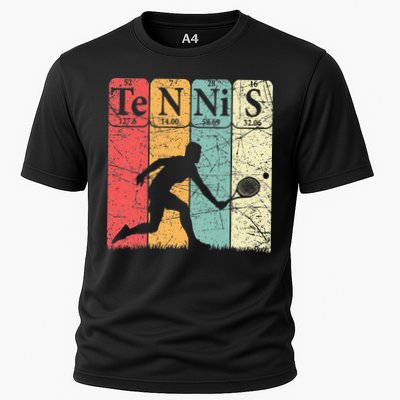 Tennis Periodic Table Elements Tennis Player Nerd Vintage Performance Shirt