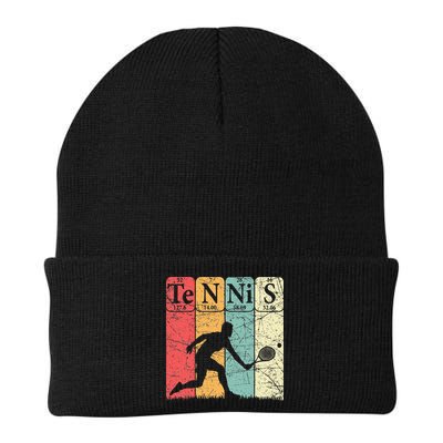 Tennis Periodic Table Elements Tennis Player Nerd Vintage Beanie