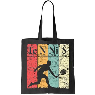 Tennis Periodic Table Elements Tennis Player Nerd Vintage Bag