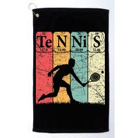 Tennis Periodic Table Elements Tennis Player Nerd Vintage Golf Towel