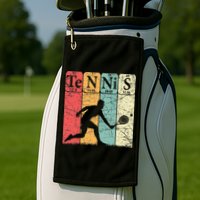 Tennis Periodic Table Elements Tennis Player Nerd Vintage Golf Towel