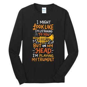 Trumpet Player Tall Long Sleeve T-Shirt