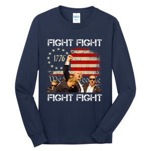 Trump Pennsylvania Trump 2024 Fight Trump Rally Pa 2024 Tall Long Sleeve T-Shirt