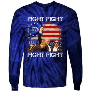 Trump Pennsylvania Trump 2024 Fight Trump Rally Pa 2024 Tie-Dye Long Sleeve Shirt