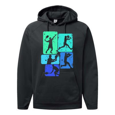 Tennis Player Performance Fleece Hoodie