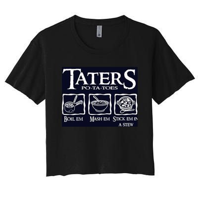 Taters Potatoes Women's Crop Top Tee