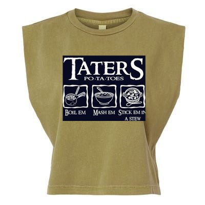 Taters Potatoes Garment-Dyed Women's Muscle Tee