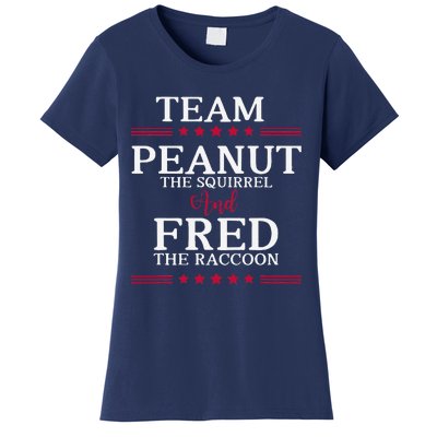 Team Peanut The Squirrel And Fred The Raccoon Women's T-Shirt