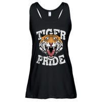 Tiger Pride Tiger Mascot Vintage School Sports Team Football Ladies Essential Flowy Tank