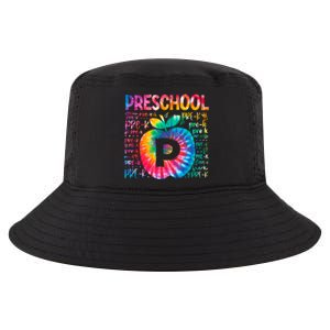 Team Preschool Typography Tie Dye Back To School Teacher Great Gift Cool Comfort Performance Bucket Hat