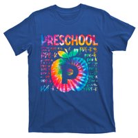 Team Preschool Typography Tie Dye Back To School Teacher Great Gift T-Shirt