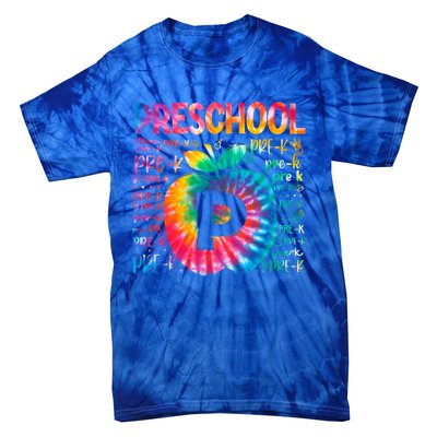 Team Preschool Typography Tie Dye Back To School Teacher Great Gift Tie-Dye T-Shirt