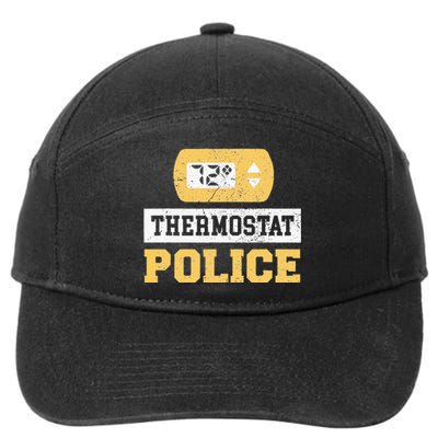 Thermostat Police 7-Panel Snapback Hat