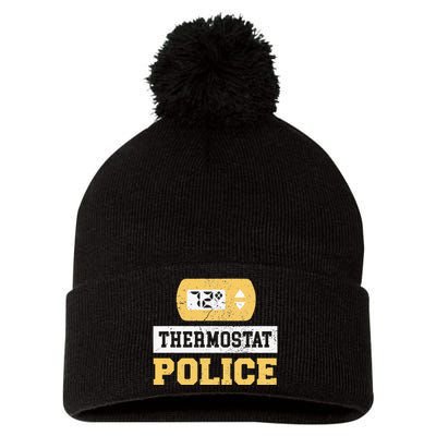 Thermostat Police Pom Pom 12in Knit Beanie